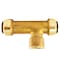 Apollo 3/4 in. Brass Push-To-Connect x Push-To-Connect x Female Pipe Thread Slip Tee Fitting FSBT34SLF - alternate 2